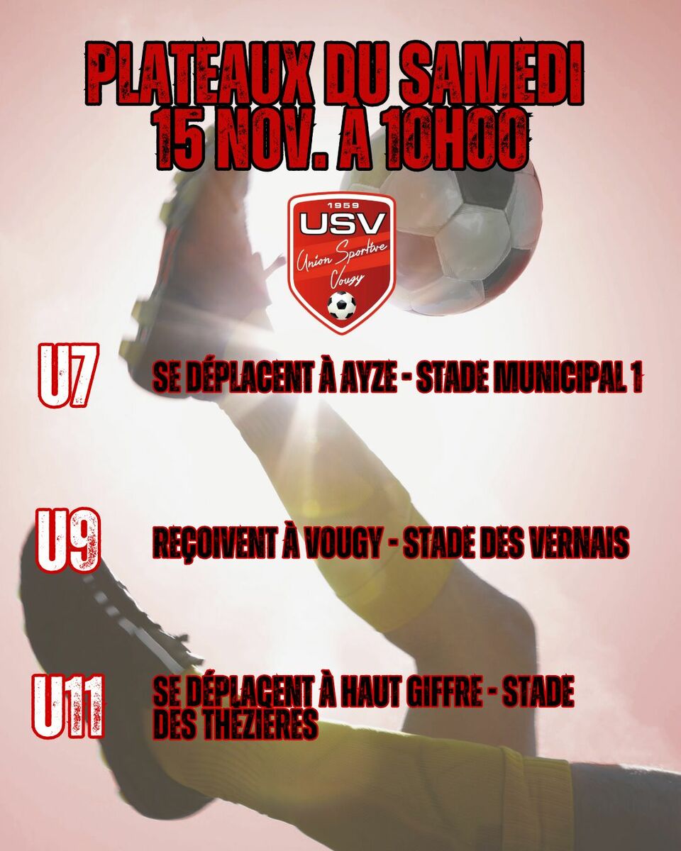 Plateaux du 15-09-2025