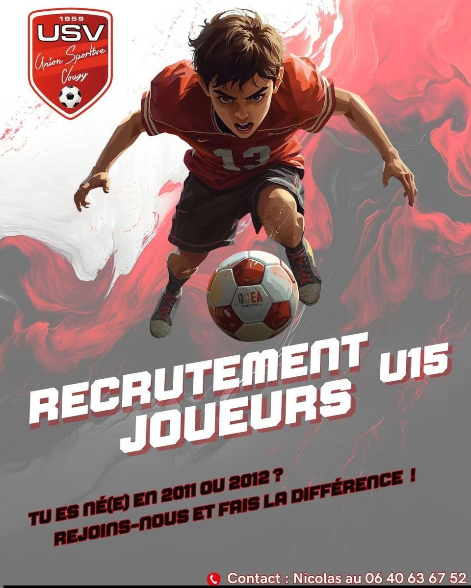 RECRUTEMENT U 15
