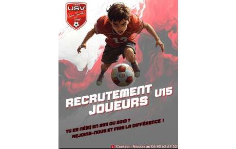 RECRUTEMENT U 15