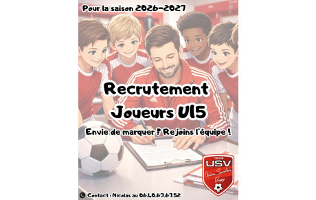 RECRUTEMENT U 15